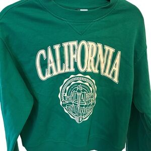 H&M Green California Print Women's Sweater